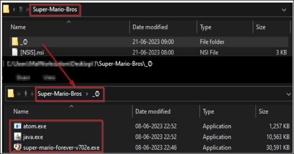 Malware in the free game Super Mario 3: Mario Forever